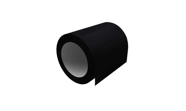 Отмотка 0,45 Drap с пленкой RAL 9005 черный