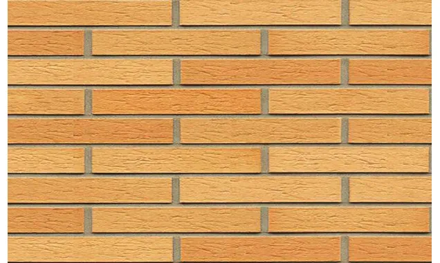 Кирпич клинкерный Muhr 01 EG Niederlausitzer Gelb Edelglanz рустик, 290х90х40 мм