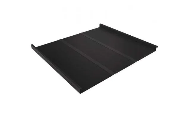 Фальцевая кровля Фальц двойной стоячий Grand Line 0,5 GreenCoat Pural BT, matt RR 32 Темно-Коричневый, Серо-Коричневый