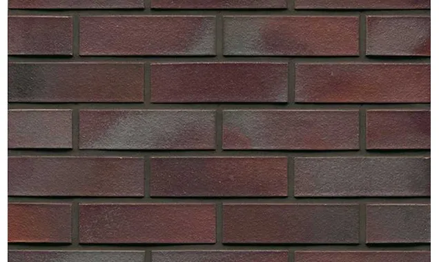Кирпич клинкерный Muhr 10 Violettblau geflammt гладкий, 240х115х71 мм