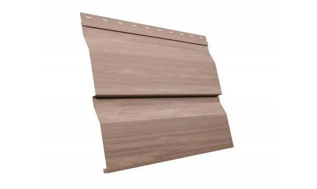 Металлический сайдинг Grand Line Корабельная Доска XL 0.45 мм Print Elite White Wood