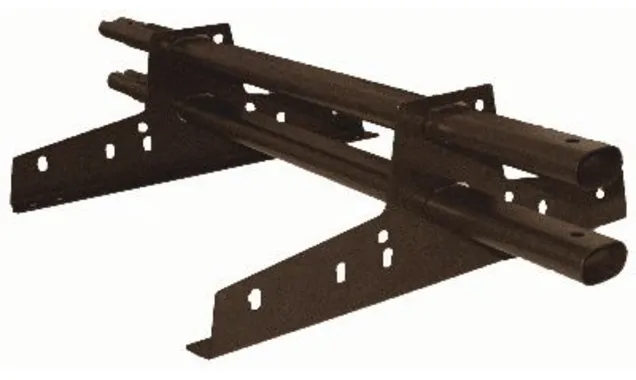 Снегозадержатель Стандарт Т4 d 40х20 RAL RR32 (1м)