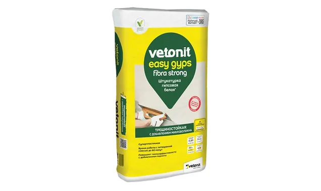 Штукатурка гипсовая vetonit easy gyps, 30 кг