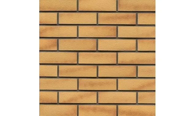 Кирпич клинкерный Muhr 02 Gelb Bunt Wasserstrich, 240х52х52 мм