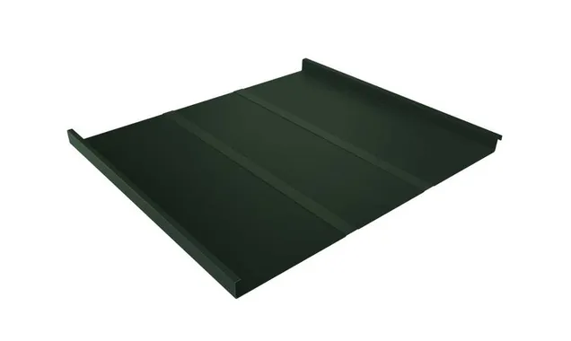 Фальцевая кровля Фальц двойной стоячий Grand Line 0,5 Velur X RAL 6020