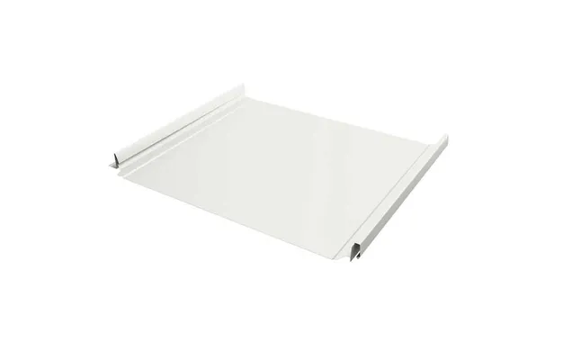 Фальцевая кровля Кликфальц Pro Grand Line 0,5 Satin RAL 9003 Сигнальный Белый
