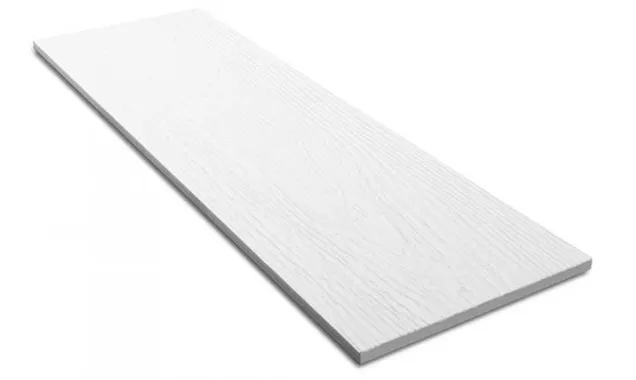 Фиброцементный сайдинг Decover RAL 9010 Snow 8х190х3600