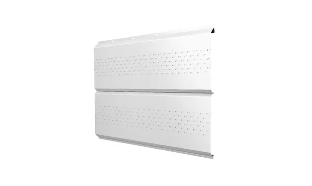 Софит ЭкоБрус new без перфорации 0,45 Lite PE RAL 9003 сигнальный белый