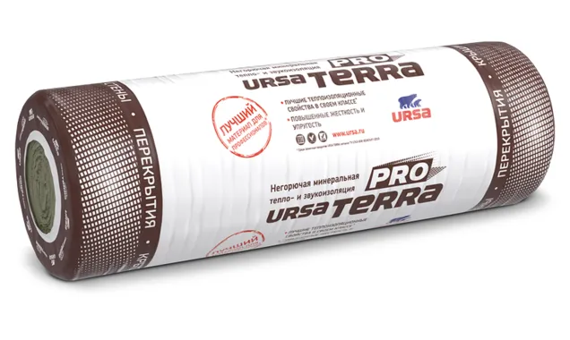 Утеплитель Ursa Terra технический мат 50х1200х9600
