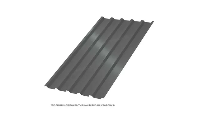 Профлист Металл Профиль МП35 0.5 PURETAN® RR 23 Темно-серый A