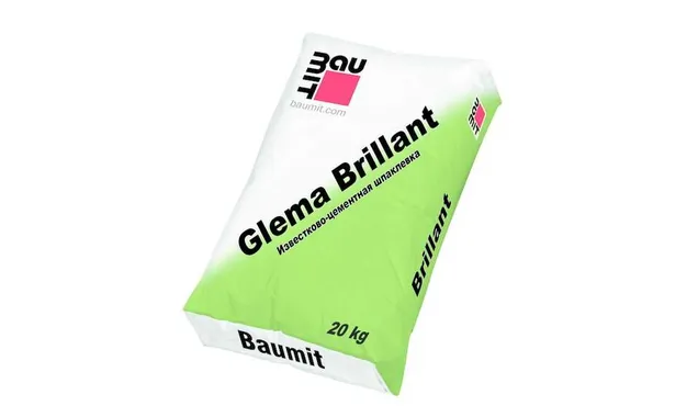 Известковая шпаклёвка Baumit GlemaBrillant (Baumit Glema A) 20 кг