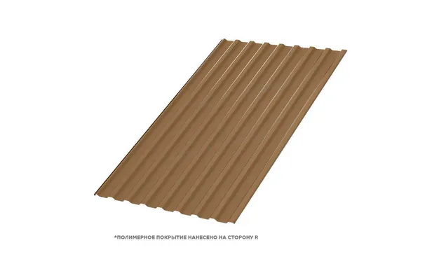 Профлист Металл Профиль МП20 0.5 PURMAN® Argillite, Медный металлик B