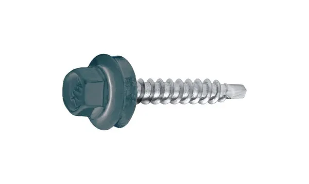 Саморез кровельный Daxmer 4,8х50 RAL 7015 (150) сверло №1