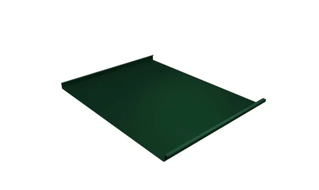 Фальцевая кровля Фальц двойной стоячий Grand Line 0,5 Satin RAL 6005 Зеленый Мох