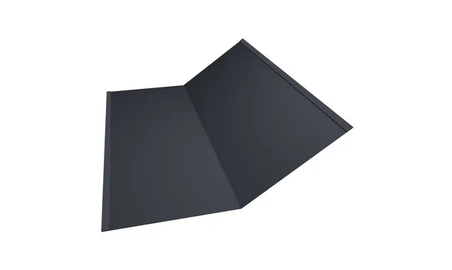 Планка ендовы нижней 300х300 0,5 PurLite Мatt RAL 7024 мокрый асфальт