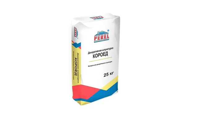 Минеральная декоративная штукатурка Perel Cemento короед, 25 кг