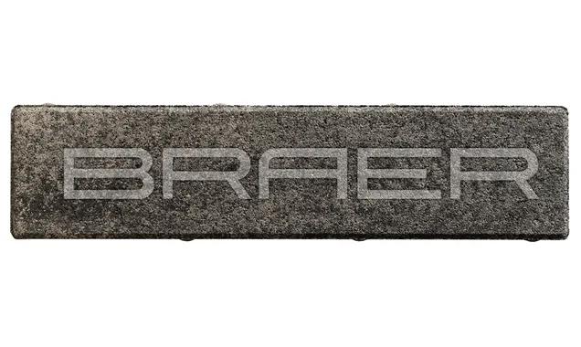 Тротуарная плитка Braer Ригель 320x80x60 мм Colormix Ночь