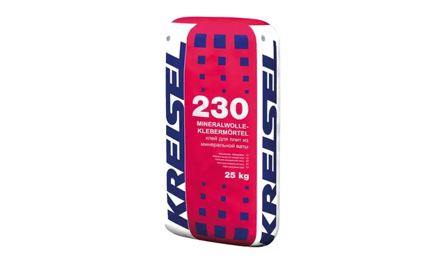 Клей для плит из минеральной ваты 230 MINERALWOLLE -KLEBEMÖRTEL Kreisel,25 кг