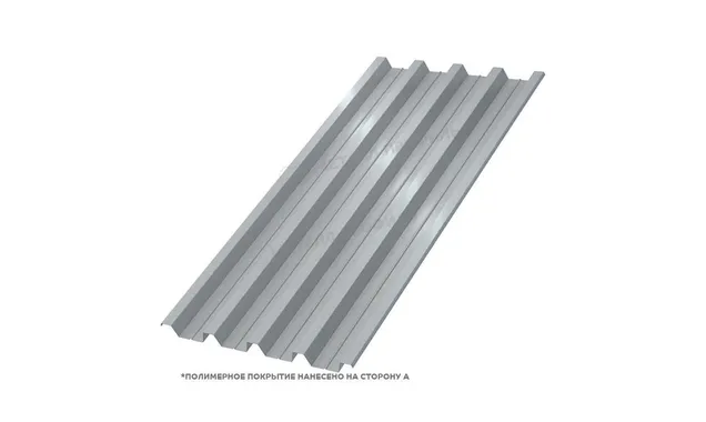 Профлист Металл Профиль Н60 0.5 NormanMP RAL 9006 Бело-алюминиевый B