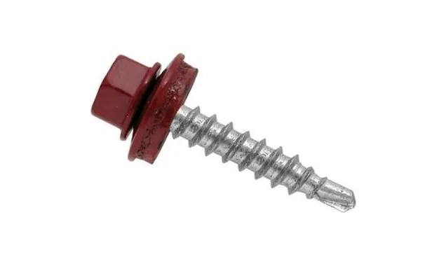 Саморез кровельный Daxmer 4,8х29 RAL 3016 (250) сверло №1