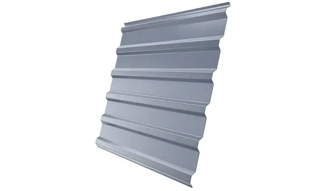 Профлист Grand Line C20R 0.5 Satin RAL 9006 Бело-алюминиевый