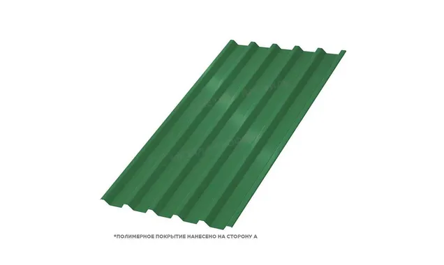 Профлист Металл Профиль C44 0.5 NormanMP RAL 6002 Зеленый лист B