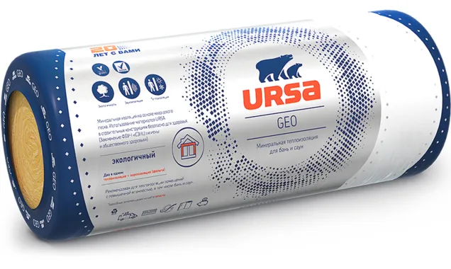 Утеплитель Ursa Geo М-11Ф 50х1200х12500