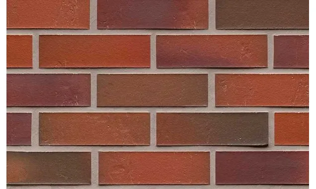 Клинкерная плитка ручной формовки Feldhaus Klinker NF 14 R714 accudo carmesi bluastro 240х71х14 мм