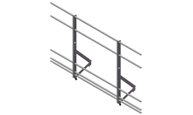 Ограждение кровельное со снегозадерж. Optima 1,2х2м RAL8017