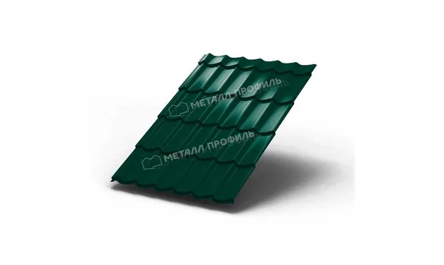 Металлочерепица Металл-Профиль Ламонтерра XL 0,5 PURMAN® RAL 6005 Зеленый мох