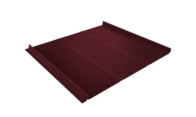 Фальцевая кровля Кликфальц Line Grand Line 0,5 Satin RAL 3005 Красное Вино