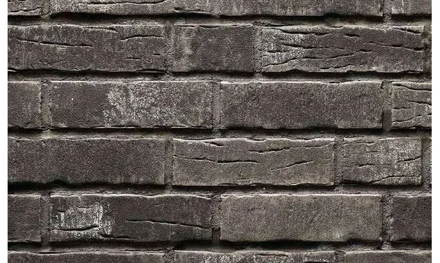 Клинкерная плитка Stroeher Steinlinge 375 platingrau рельефная NF14, 240х71х14 мм