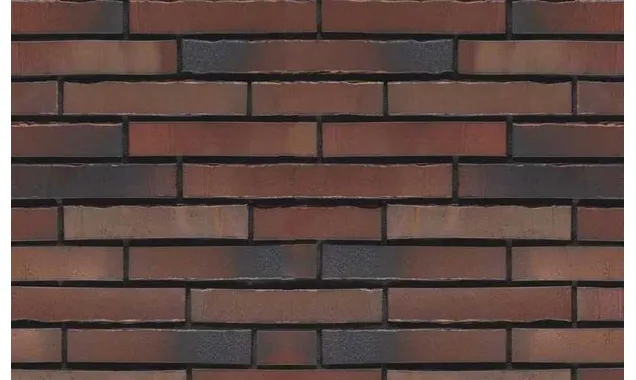 Клинкерная плитка Stroeher Glanzstueck № 2 рельефная, 440х52х14 мм