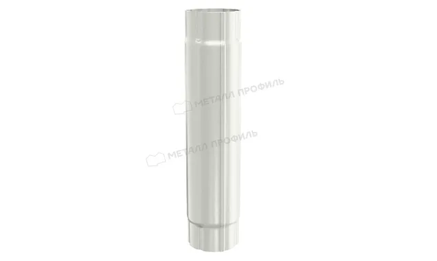 Труба соединительная МЕТАЛЛ ПРОФИЛЬ Foramina PUR D100х1000 Ral 9010