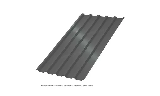 Профлист Металл Профиль МП35 0.5 PURETAN® RR 23 Темно-серый B