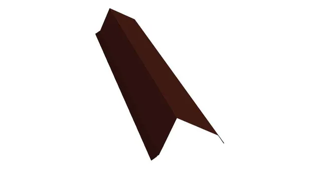 Планка торцевая 142х100 0,45 Drap RR 32 темно-коричневый