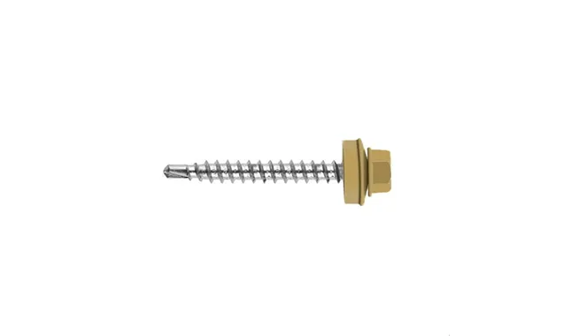 Саморез кровельный Daxmer 4,8х35 RAL 1028 (250) сверло №1