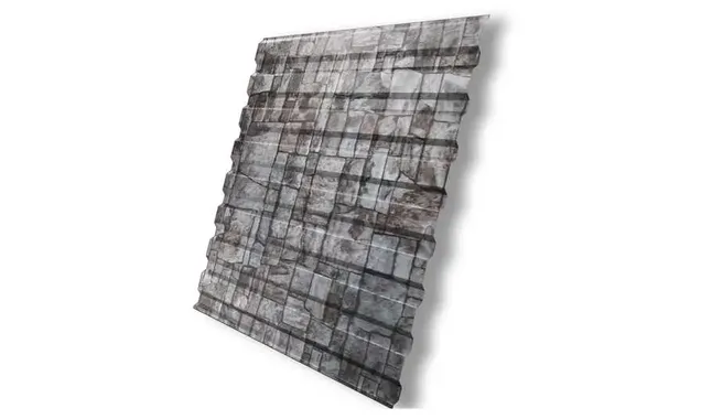 Профлист Grand Line C20А 0.45 Print Elite с пленкой Fine stone