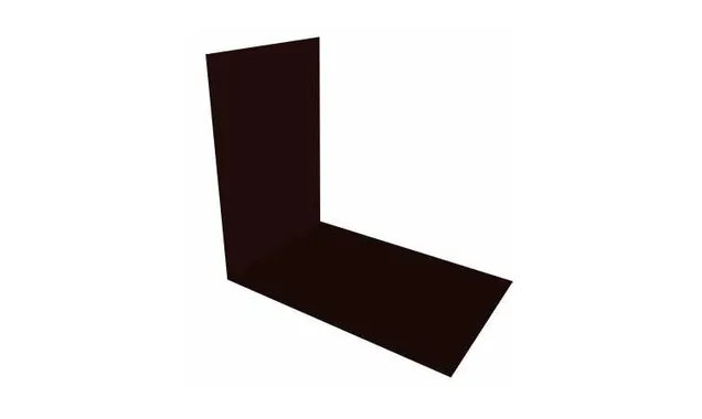 Планка снегозадержания усиливающая 0,45 PE с пленкой RR 32 темно-коричневый