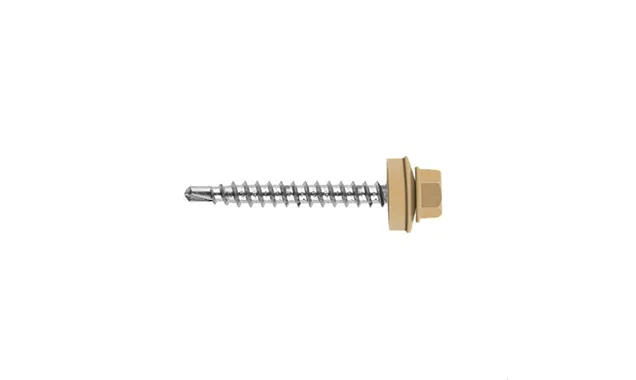 Саморез кровельный Daxmer 4,8х35 RAL 1034 (250) сверло №1