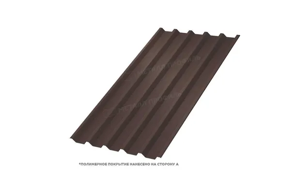 Профлист Металл Профиль C44 0.5 PURETAN® RR 32 Темно-коричневый B