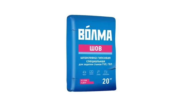 Шпаклевка гипсовая ВОЛМА-Шов 20 кг