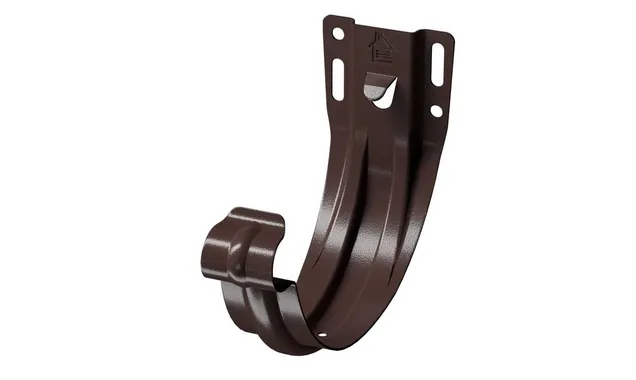 Карнизный кронштейн (штампованный) STAL PREMIUM, шоколад