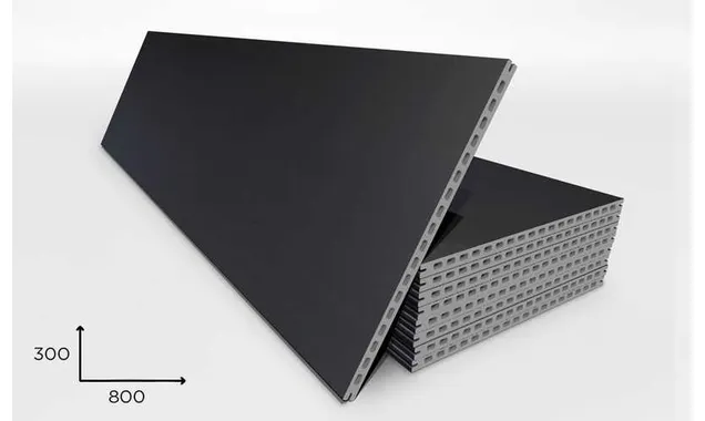 Керамогранитная плита FAVEKER GA20 для НФС, Negro, 800*300*20 мм