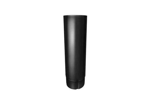 Труба круглая 90 мм 3 м RAL 9005 черный