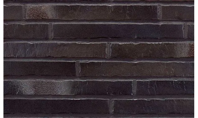 Клинкерная плитка Stroeher Glanzstueck №6 рельефная, 440х52х14 мм