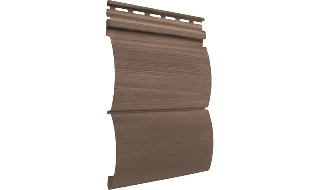 Акриловый сайдинг Tecos Natural wood effect Блок-Хаус Двойной (Канадский дуб), 3,66м