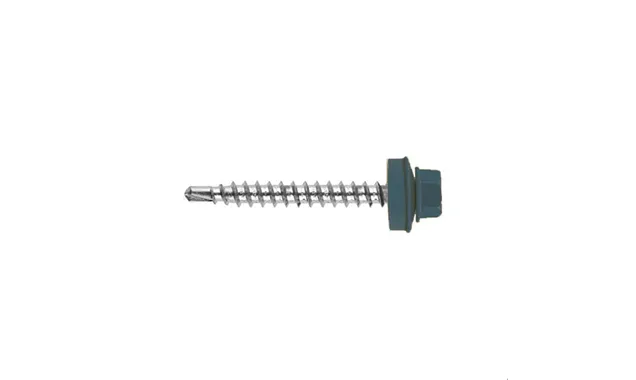 Саморез кровельный Daxmer 4,8х35 RAL 5020 (250) сверло №1