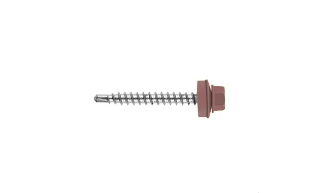 Саморез кровельный Daxmer 4,8х35 RAL 3000 (250) сверло №1