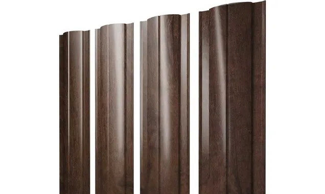 Штакетник Круглый Grand Line 0,45 Print Premium Antique Wood Antique Wood